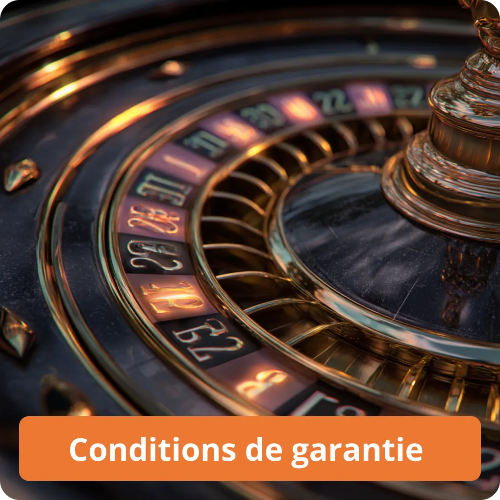 Garanties offertes sur nos services Conditions de garantie