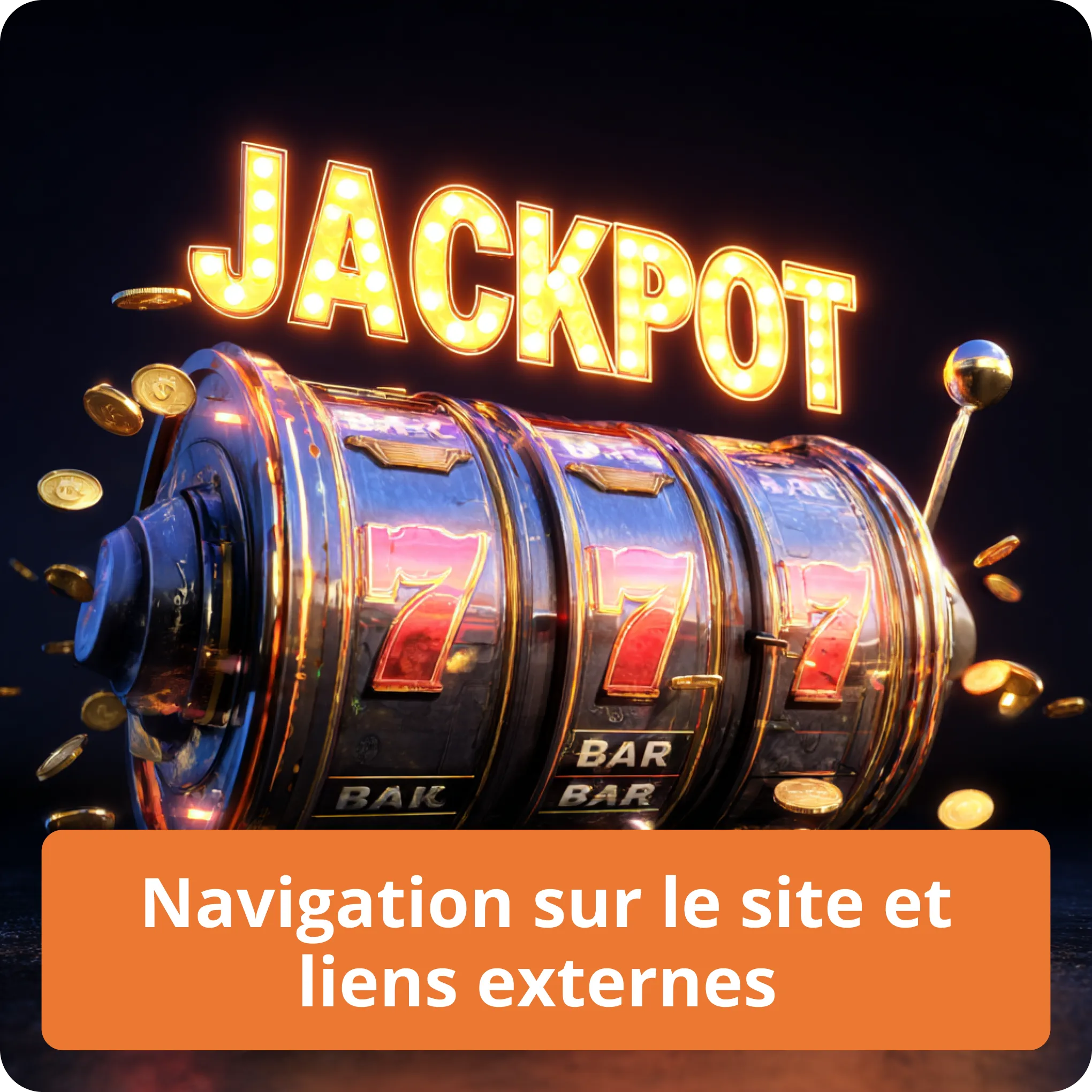 Infos sur les liens sortants et navigation Navigation sur le site et liens externes